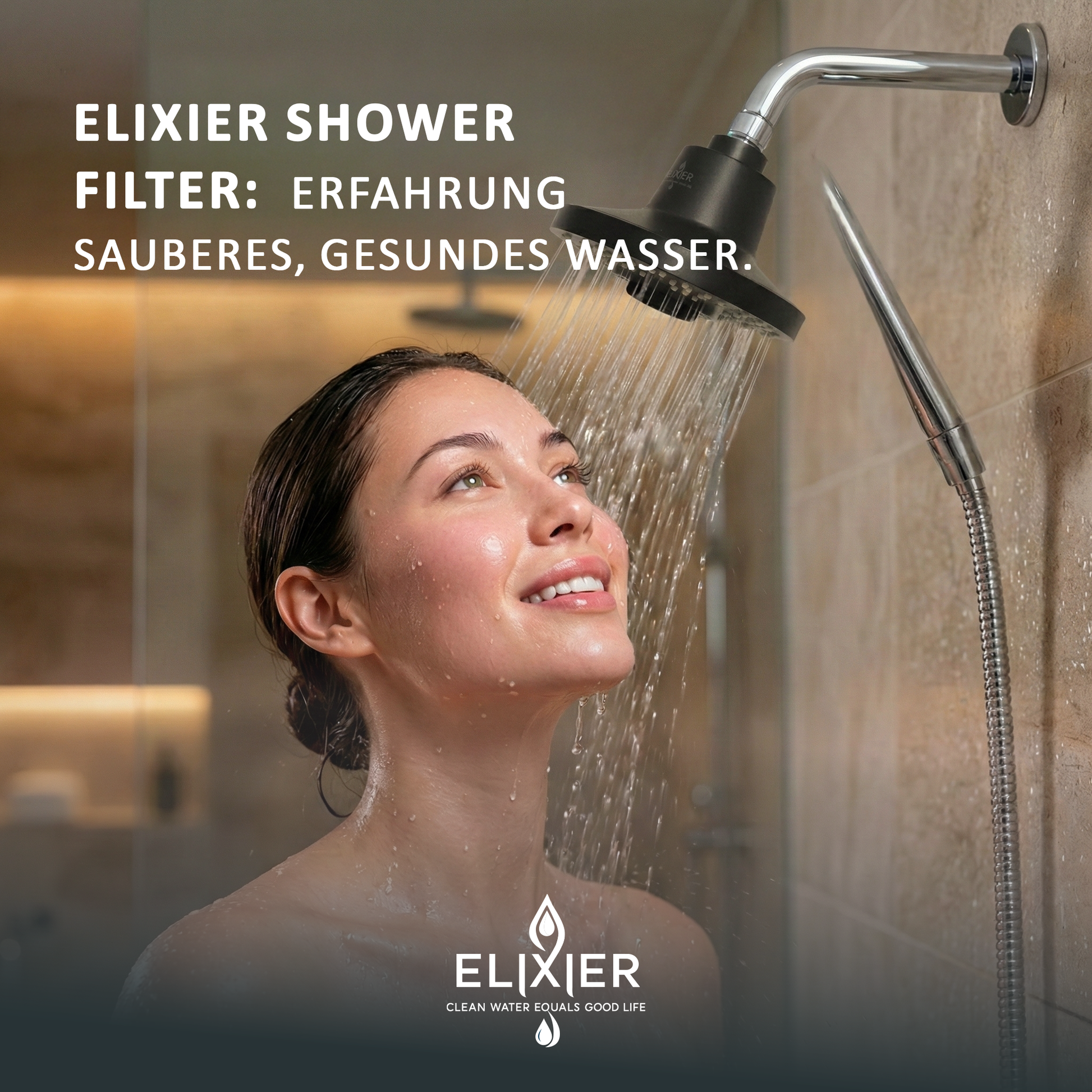 Elixier® Gefilterter Regenduschkopf
