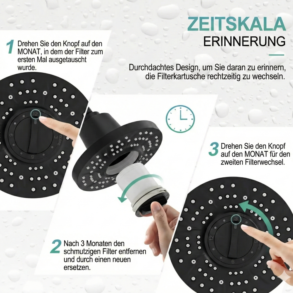 Elixier® Gefilterter Regenduschkopf